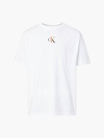Calvin Klein Ruhák HU896120 | Calvin Klein CK ONE Organic Cotton Női Póló Világos Fehér